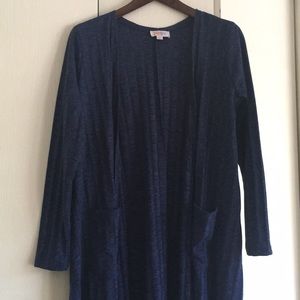 Lularoe Sarah cardigan navy blue size M